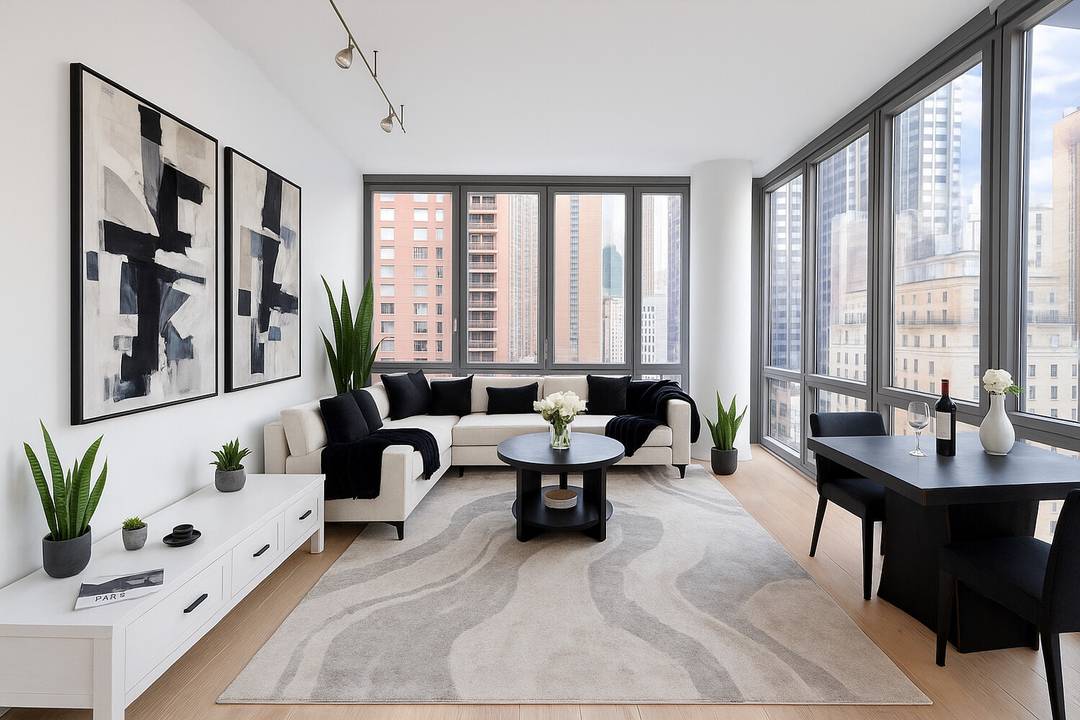 Welcome to Residence 17A at 310 West 52nd Street one of the most coveted corner lines in The Link.