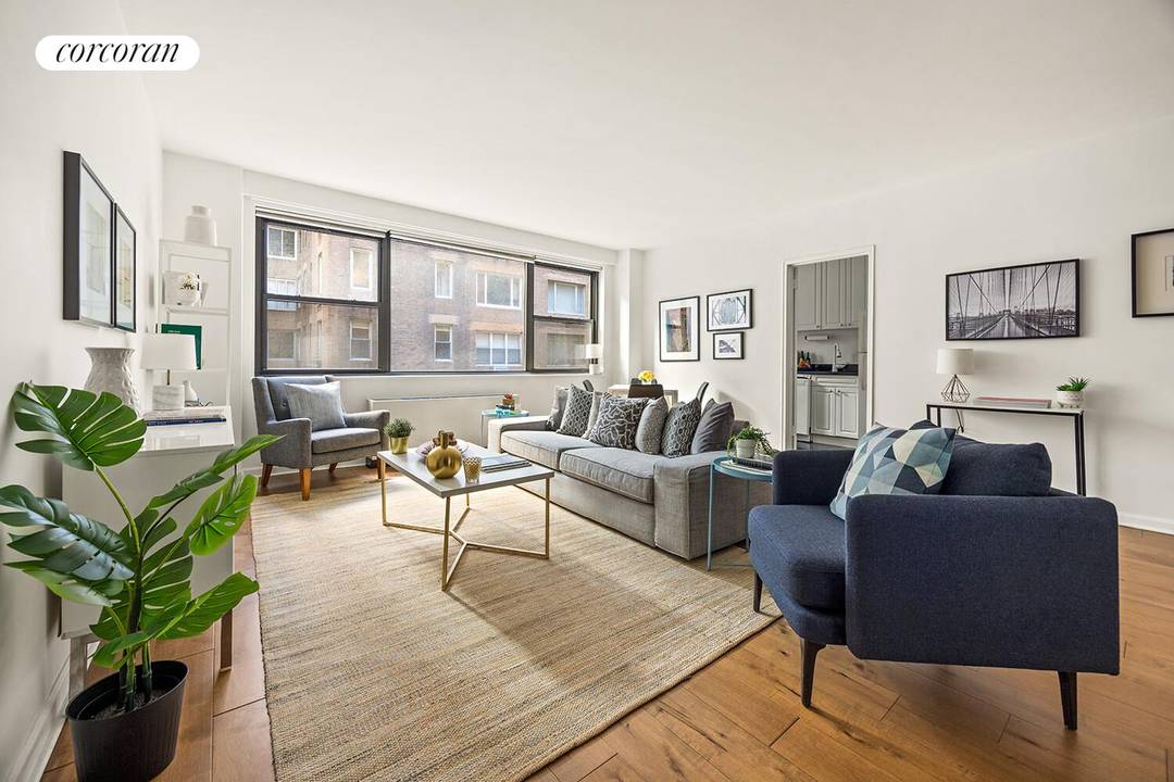 Welcome home to 116 Central Park South, Apt 4E, a beautifully updated alcove studio that delivers space, style, and that iconic Central Park South lifestyle.