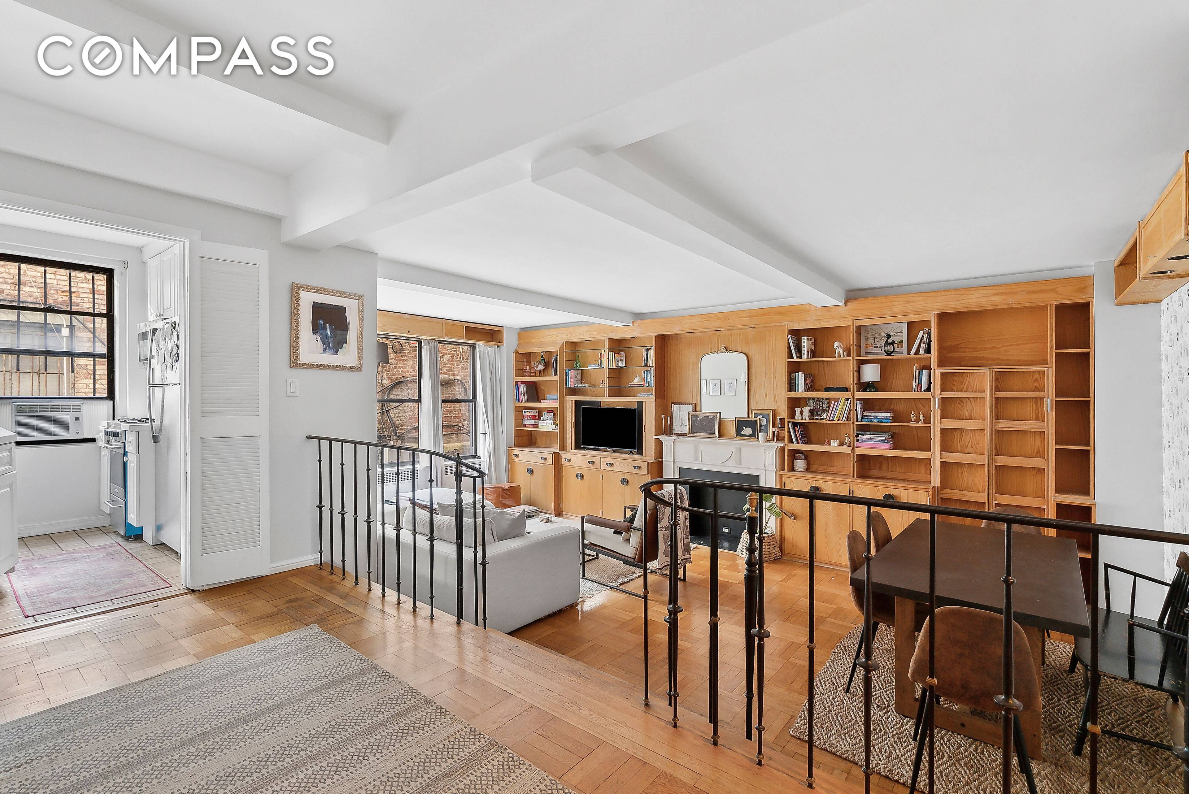 Just 689, 000 nearly 1, 000 sq ft of pre war charm with a rare bonus three walk in closets and an oversized living area with a drop down living ...