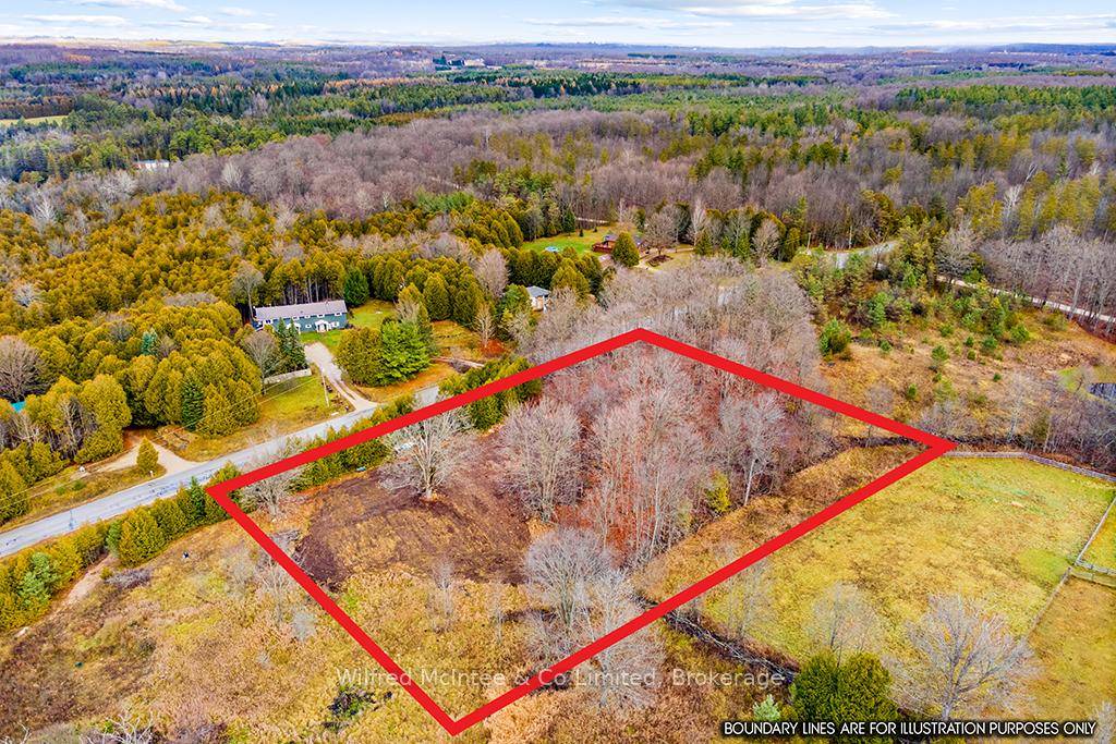 Great 2 acre building lot with easy access to Hwy 6.