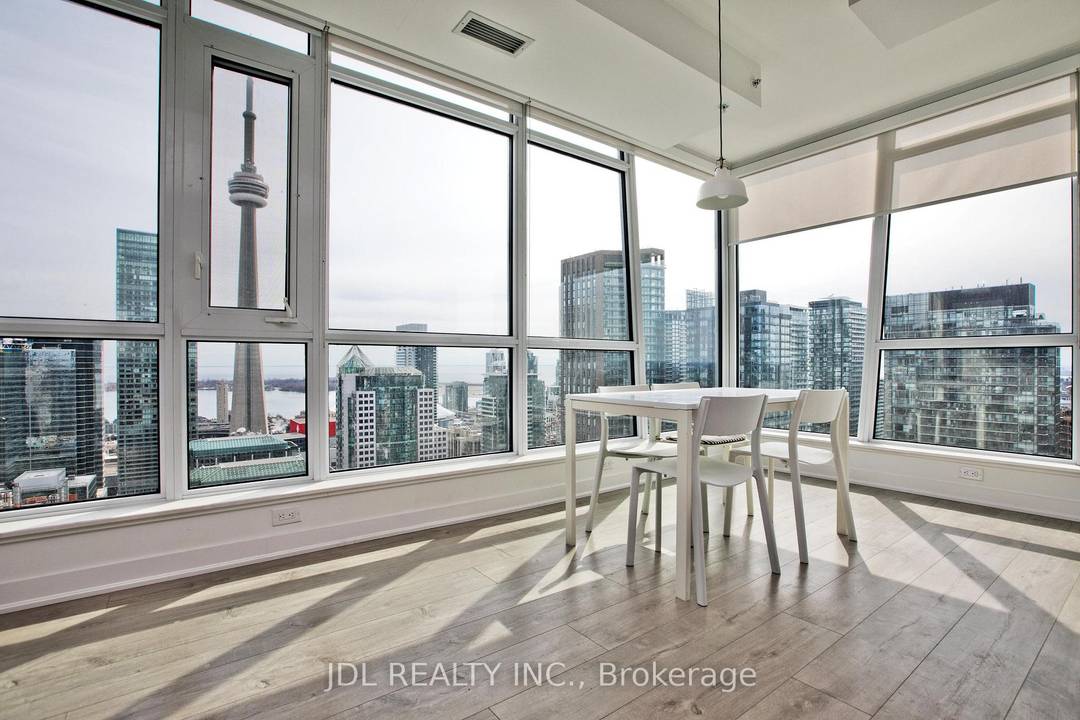 FURNISHED Captivating Views Of The Lake, Cn Tower amp ; City Skyline From Flr To Ceiling Window.