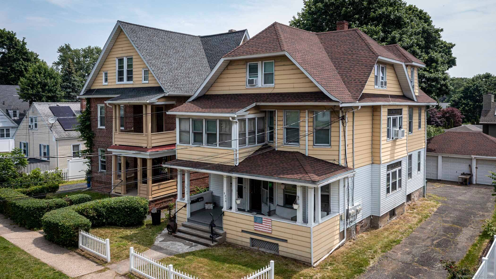 Perfectly situated in the vibrant heart of downtown Stratford, this exceptional three family home blends contemporary upgrades with unmatched convenience, just steps from the bustling town center.