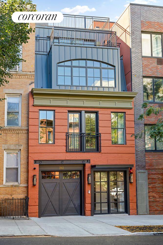 Set within a completely reimagined boutique Carriage House in the heart of Park Slope, this bespoke upper residence spans two full living floors and includes a private, full level roof ...