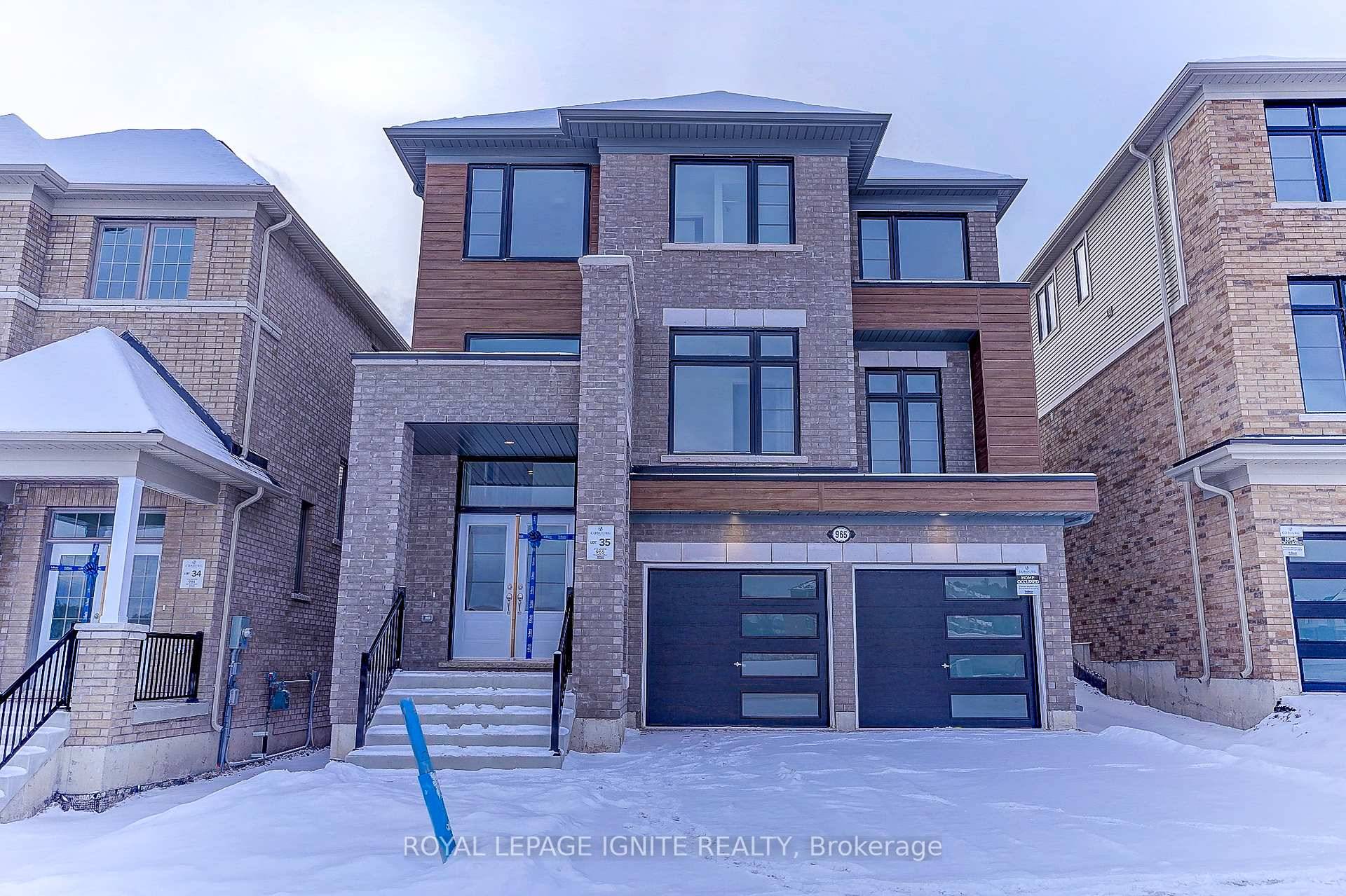 Gorgeous 2 Storey Detached Double Car Garage House is available for 1 Year Lease Term in the Brand New Sub Division of Cobourg Trails.