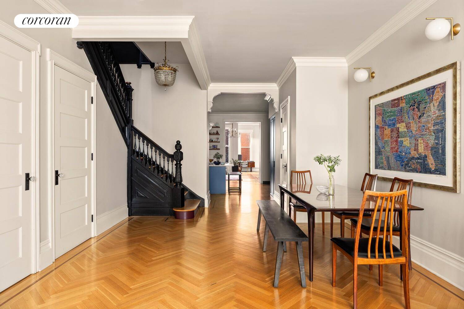A Landmark Home on Clinton Hill's Gold Coast where Historic Elegance Meets Modern Grandeur Welcome to one of Clinton Hill's most distinguished residences, a historic 1894 Romanesque Revival townhouse, masterfully ...