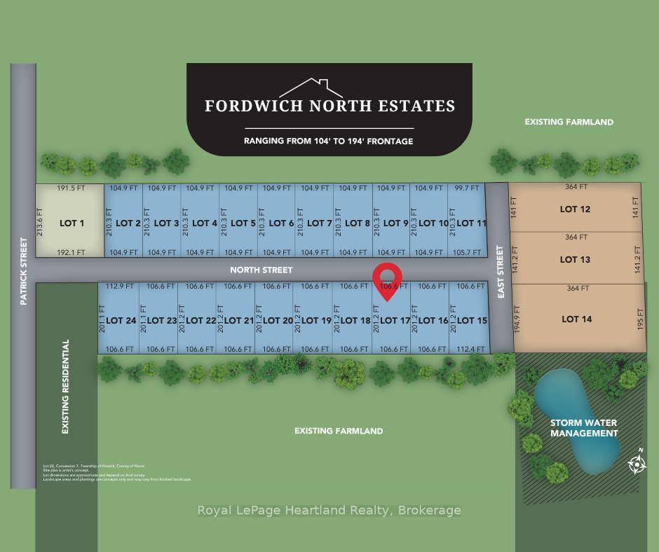 Build Your Dream Home In This Picturesque, Countryside Neighbourhood in the quaint community of Howick Township.