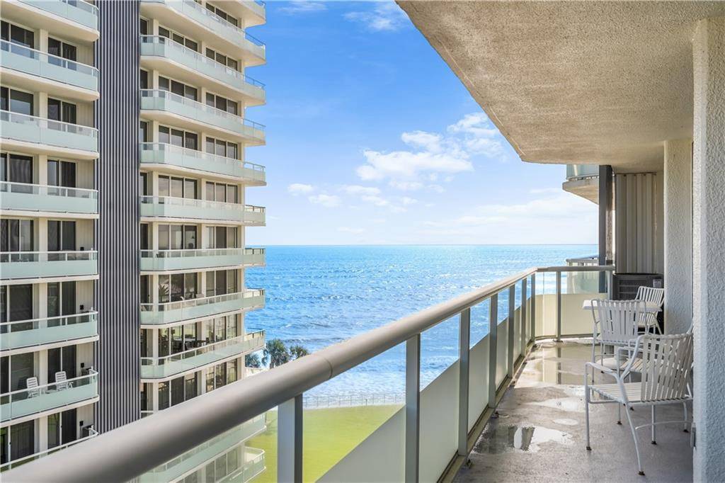 Live life elevated in the corner of the 7th floor in the only high rises in Vero Beach.