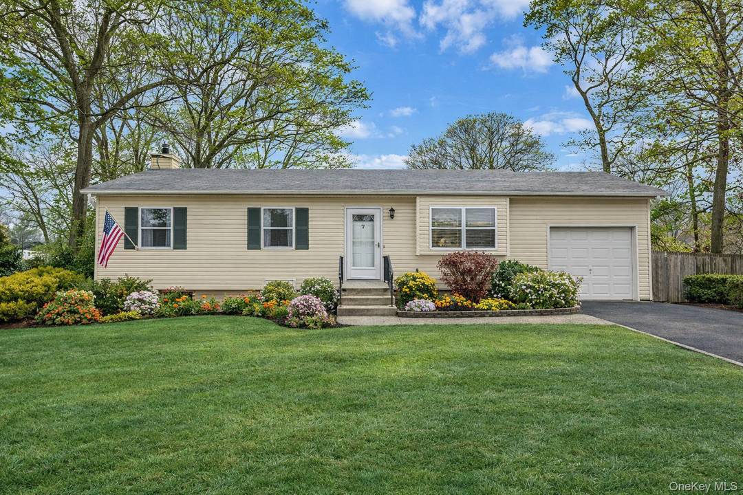 Welcome to this beautifully maintained 1996 ranch tucked into a quiet Middle Island neighborhood in the Longwood Central School District.