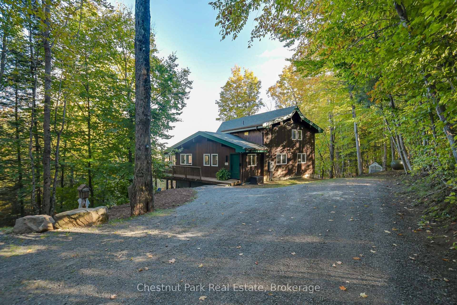 Incredible home located on Point Ideal Road in Dwight, Ontario.