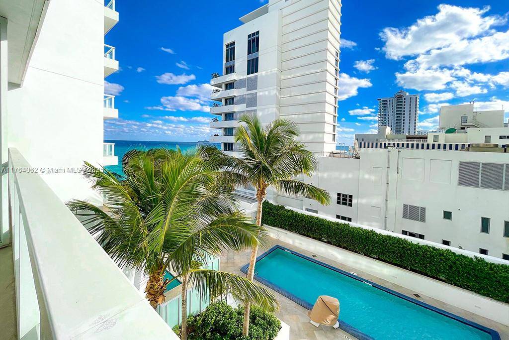 Enjoy luxury living and vacation style amenities in this beautiful Jr Suite at The Fontainebleau III, featuring stunning ocean and owner pool views.