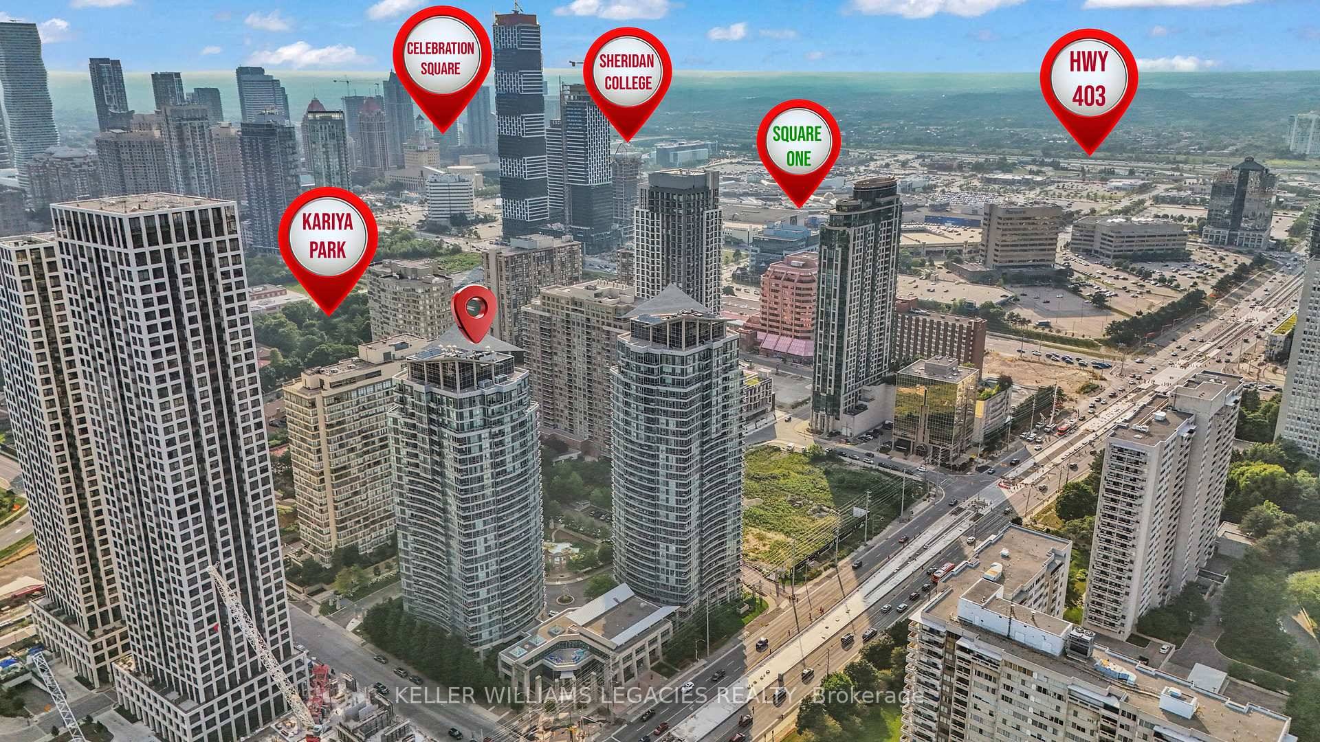 Bright amp ; Spacious 1 1 Bedroom, 2 Bath Condo in the Heart of Mississauga !