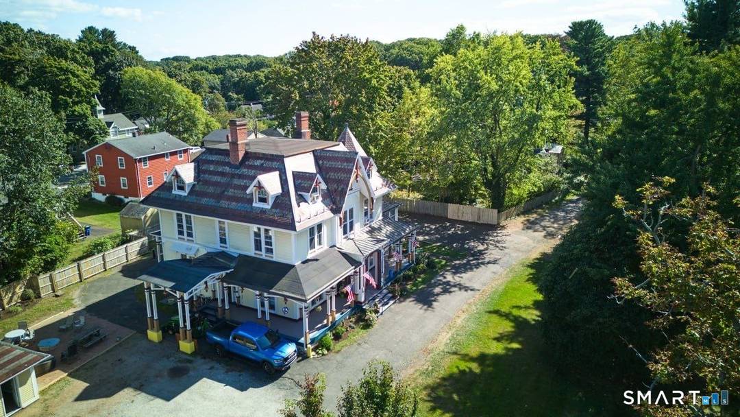 Fairhaven Heights' iconic James Babcock House a classic Victorian Gothic mansion rich in history and architectural beauty.