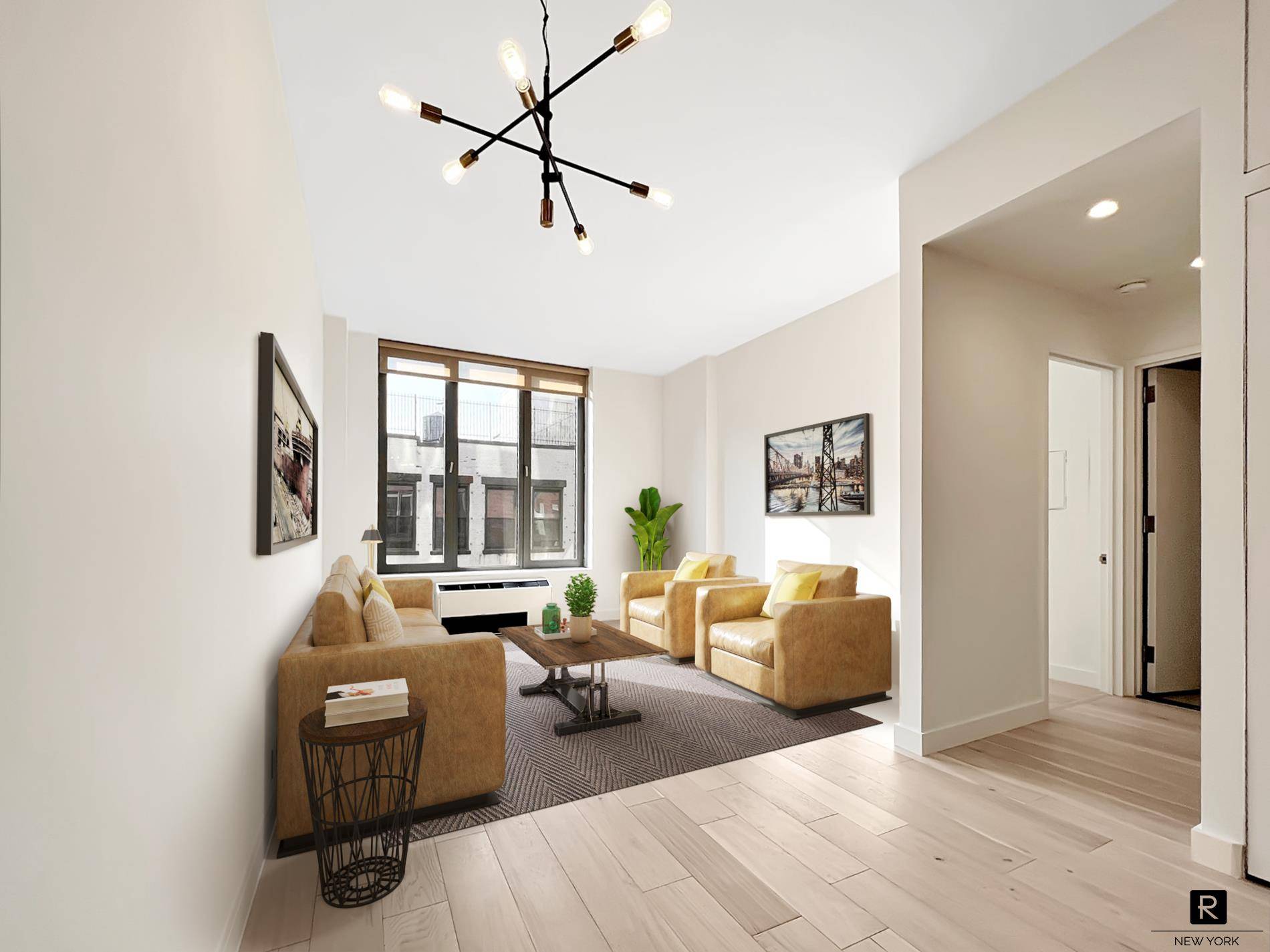 One bedroom with 10' ceilings in one of the only modern, luxury buildings in central Soho.