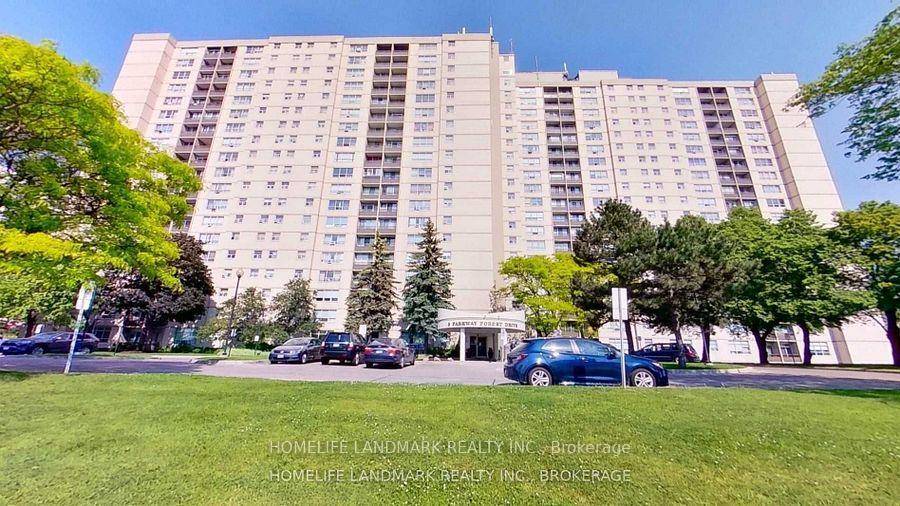 Welcome to this bright and spacious 2 bedrooms den unit at Prime Don Mills Location.