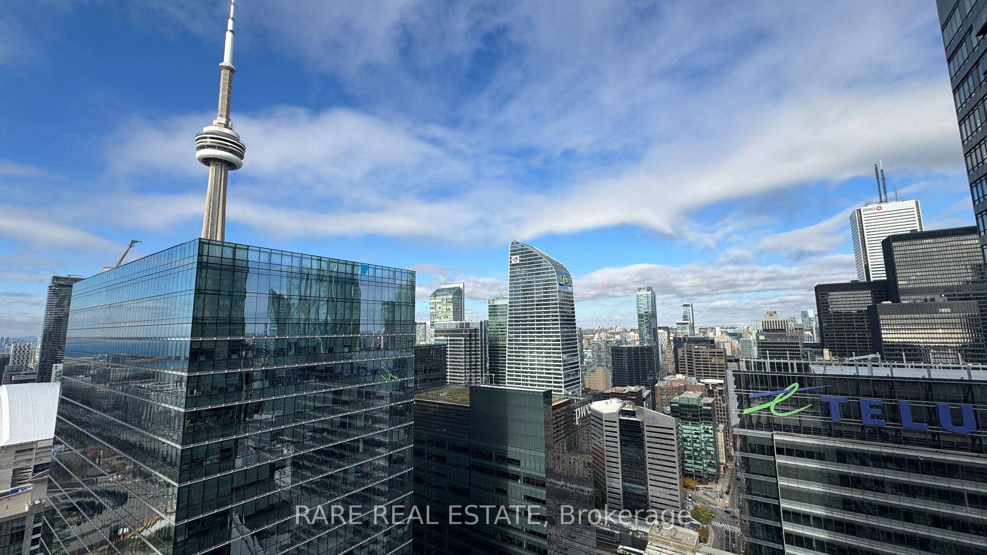 Experience luxury living high above the city in this stunning 45th floor suite at 55 Bremner Blvd, offering breathtaking, views of the iconic CN Tower, Scotiabank Arena, Rogers Centre, and ...