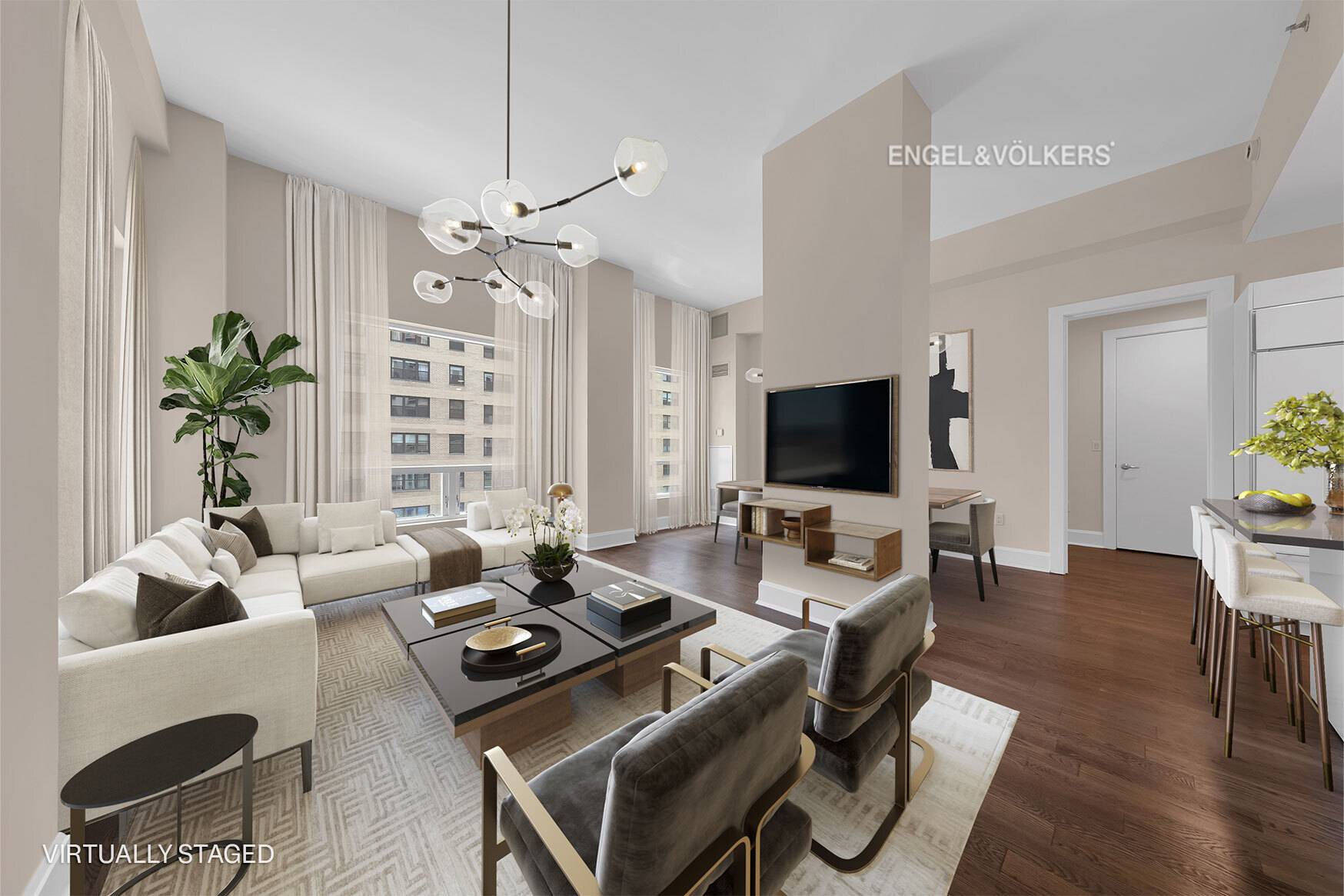 Elegant and Serene Two Bedroom with Private Balcony in Turtle Bay Residence 3E at The Alexander is a bright and quiet two bedroom, two bathroom home offering 1, 321 square ...