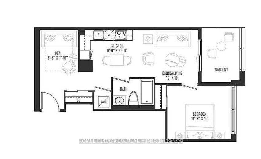 Bright 1 Den Unit In Newly Built Vanguard Condo At Yonge amp ; Steels.