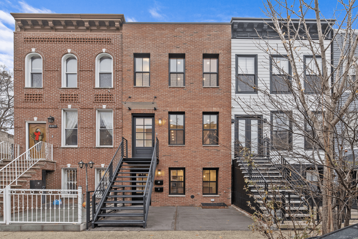 Nestled in the heart of the vibrant Bedford Stuyvesant neighborhood, this fully renovated, legal two unit townhouse offers the epitome of luxury living.