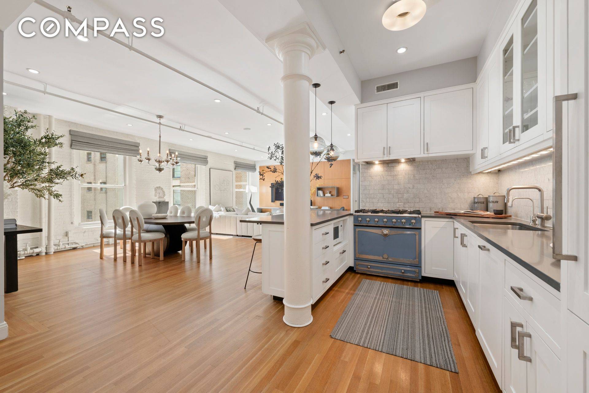 Experience refined living in this stunning 4 bedroom loft, masterfully renovated to offer 2, 100 sq.