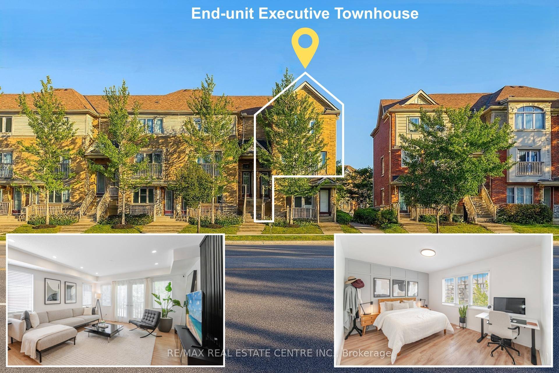 Welcome to this stunning 3 1 bedroom, 3 washroom executive end unit with 2 parking spaces including a private garage in Churchill Meadows, the largest in the block, offering over ...