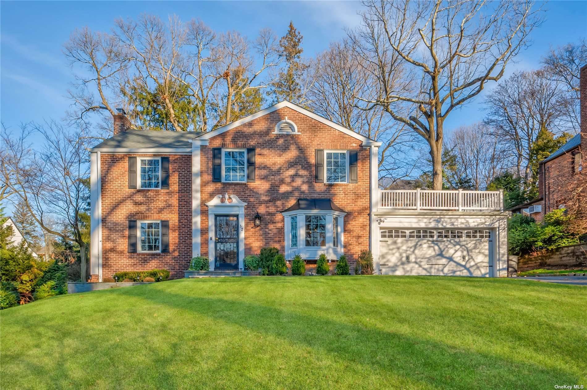 Beautifully updated 4 5 bedroom center hall colonial located on a cul de sac.