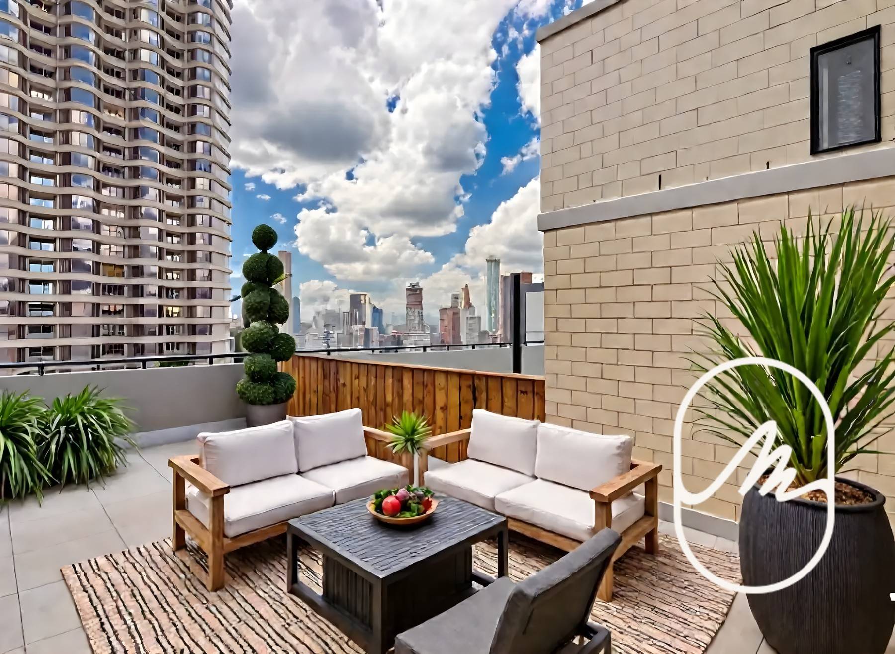 Ultra rare, gorgeous two bedroom duplex penthouse with massive private terrace now available.