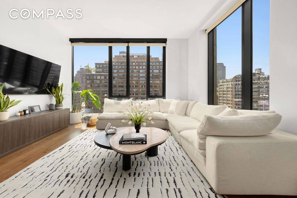 Welcome to 10A at 570 Broome Street, a southwest facing oversized corner one bedroom of 802 square feet with 10' 9'' ceilings, accentuating light and scale.