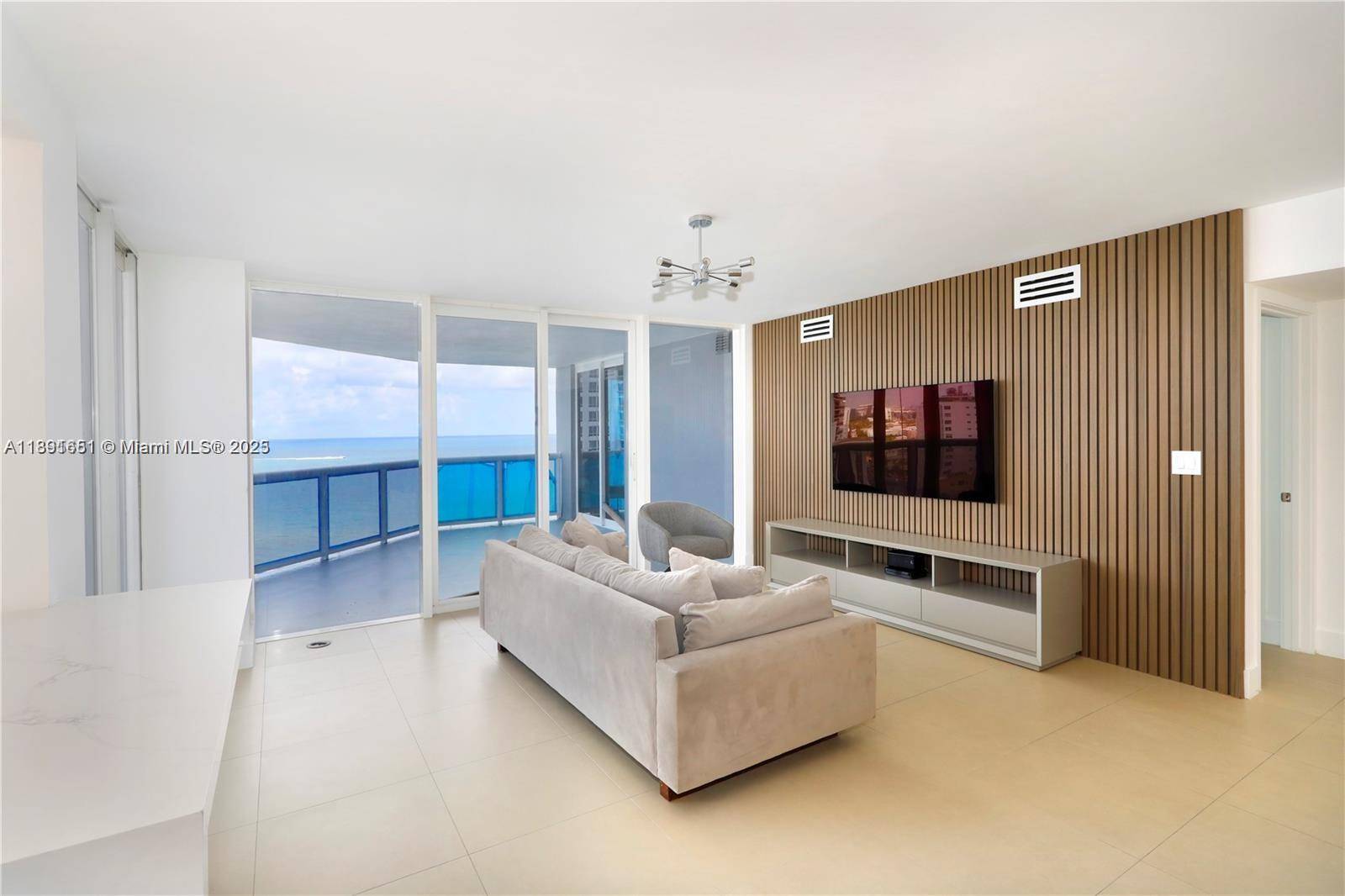 Amazing panoramic views of the Ocean and Intercostal from this remodeled 2 bed 2 baths unit at La Gorce Palace.