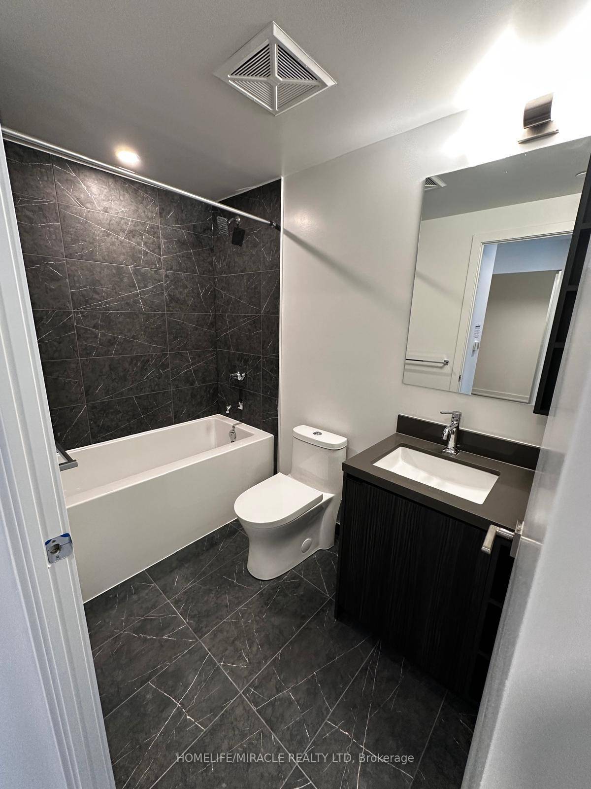 Brand New Never Lived In, Dundas Square's vibrant energy view, Luxury Higher Floor, Step into this stylish urban living with 1 bedroom plus 1 den and 2 bathrooms with floor ...
