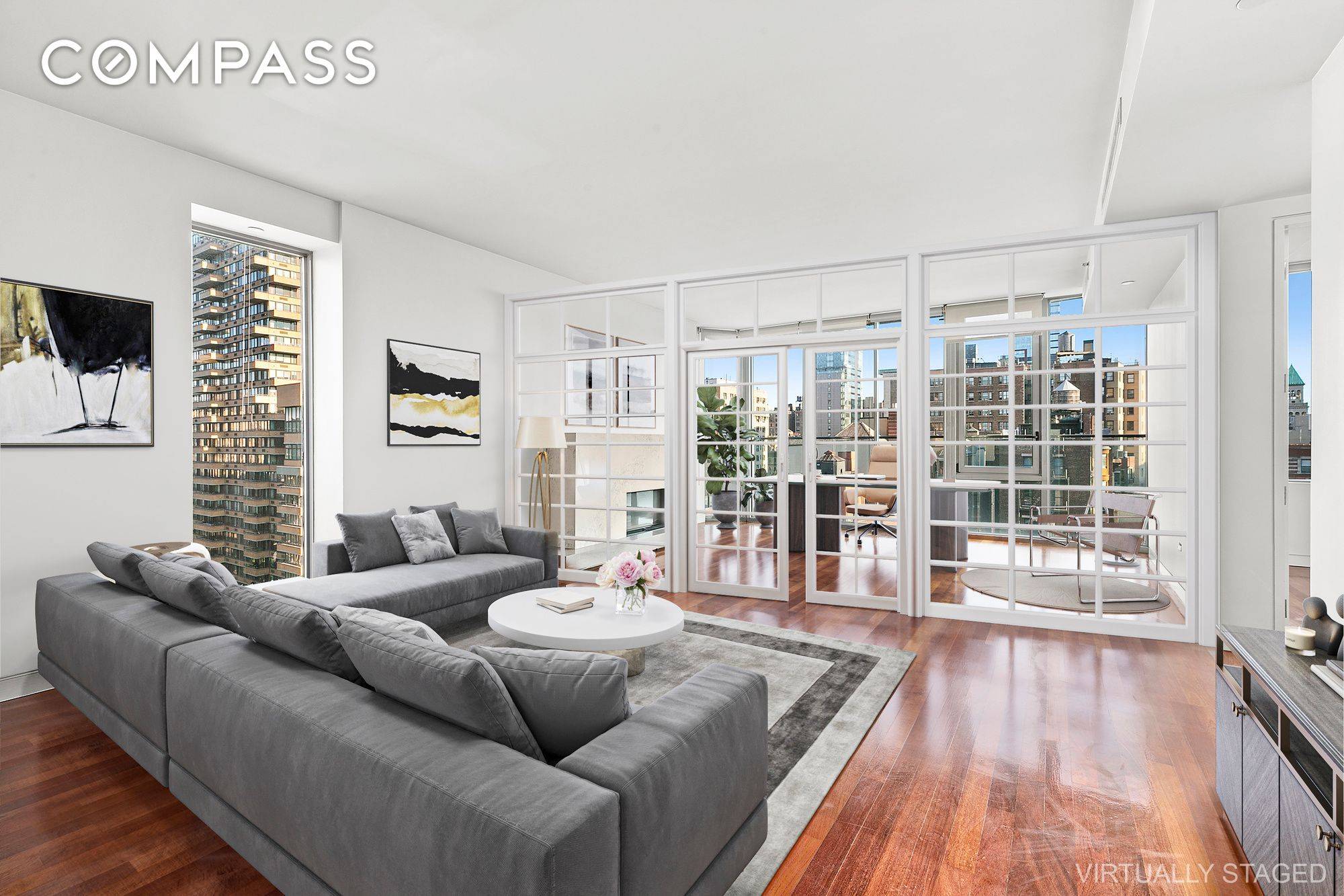 UPPER WEST SIDE Exclusive full floor apartment w Private Elevator Spacious convertible 4BD 3BA, with 2 Balconies, Boasting an Expansive Layout with Open Concept Living Area, Northern and Southern Exposure, ...