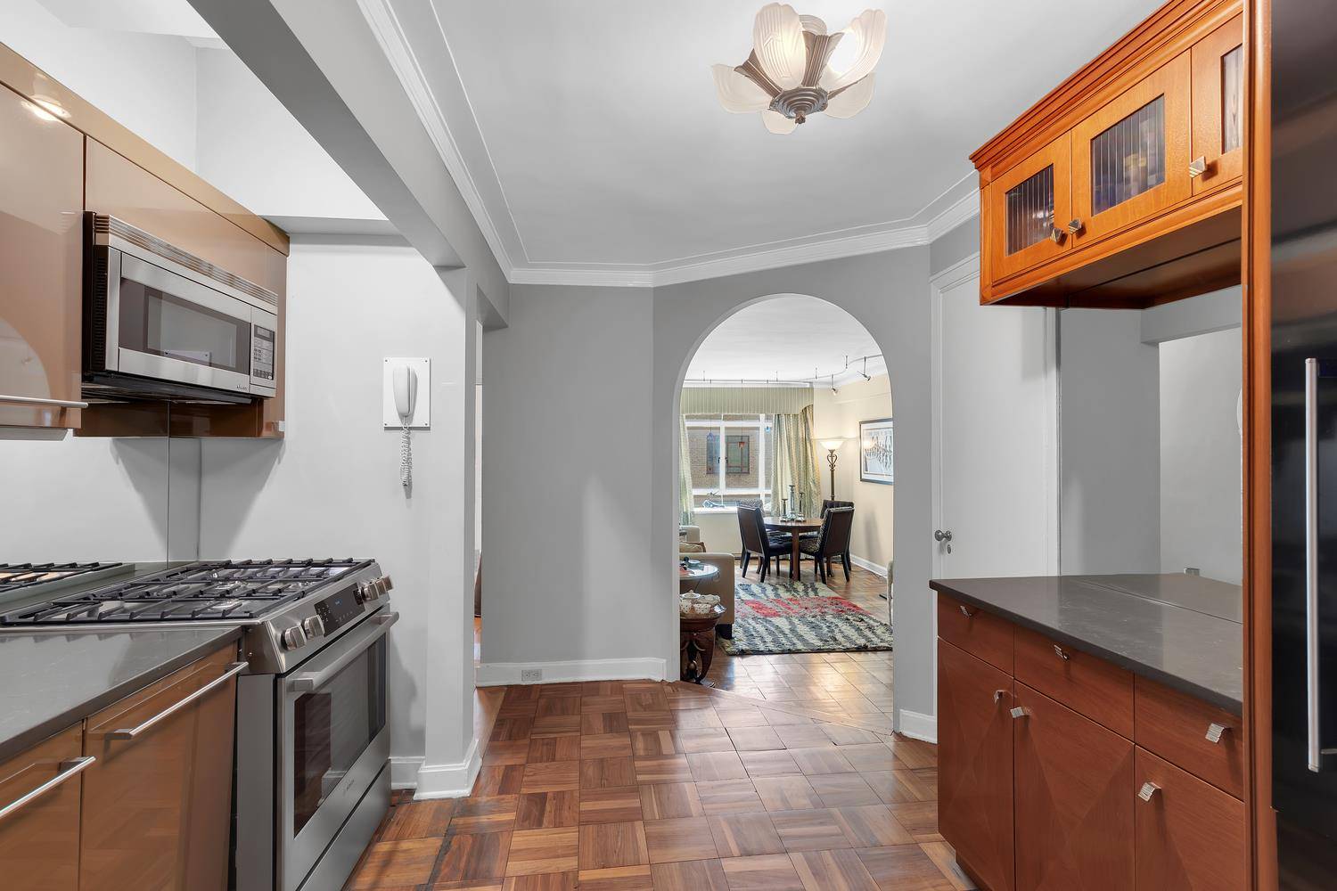 Welcome to The Century ! This unique and totally renovated one bedroom gem, which is rarely available, has it all !