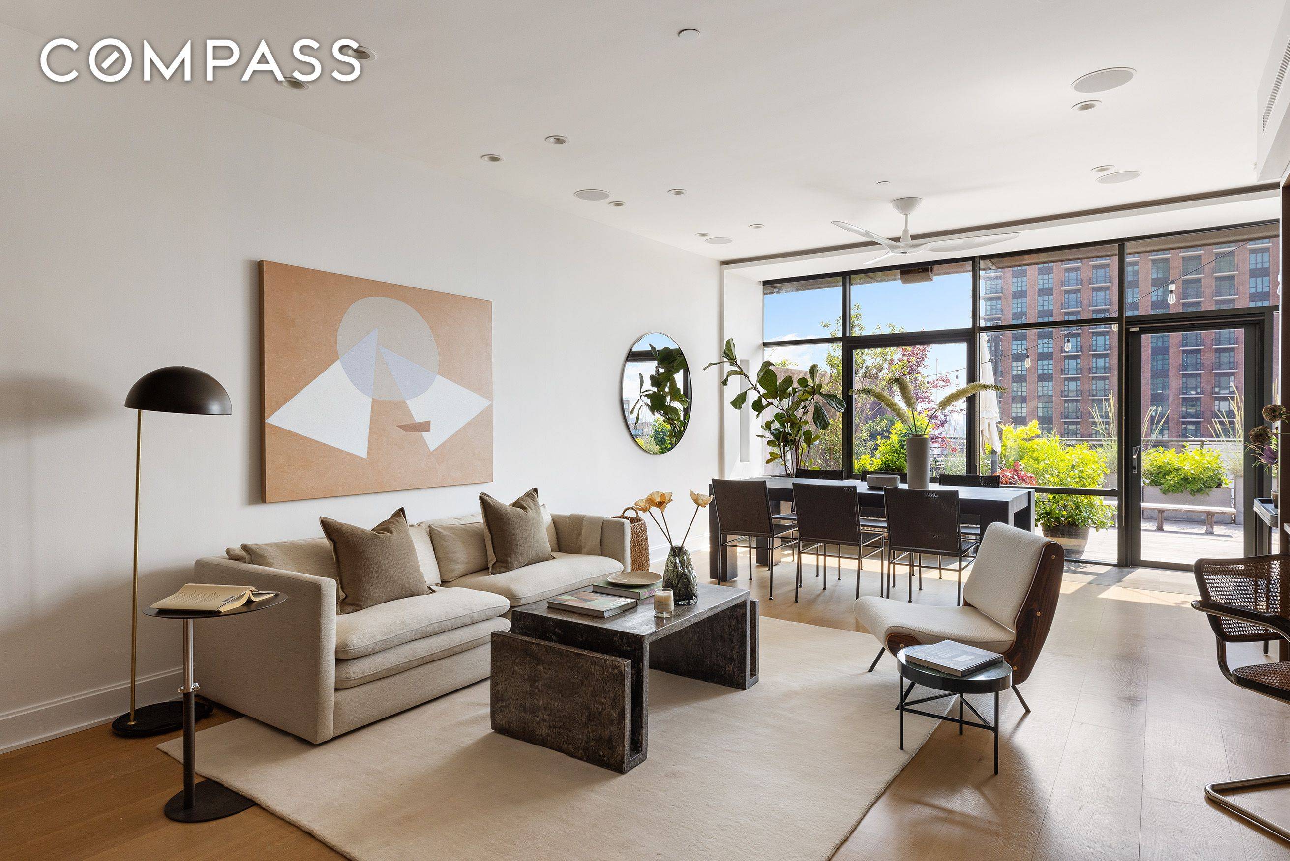 Sophisticated, desirable, and turnkey this unique Penthouse is a rare offering with an exceptional renovation.