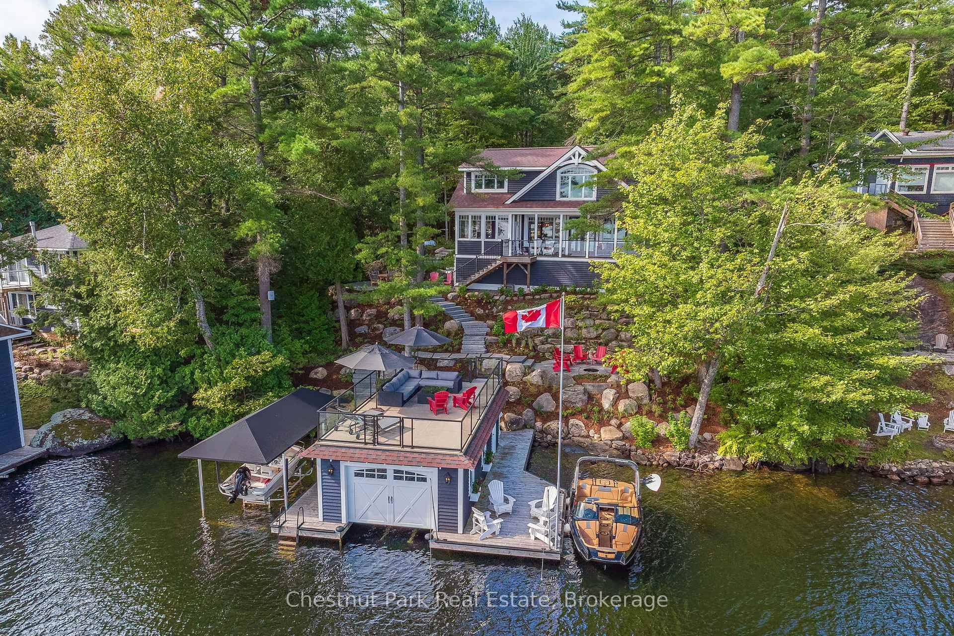 Welcome to Autumn's Perfect Package A Lake Muskoka Masterpiece !