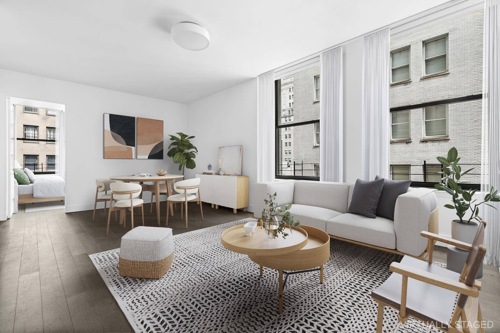 Three Bedroom, Two Bathroom CondoExperience urban elegance at The Broad Exchange Building.