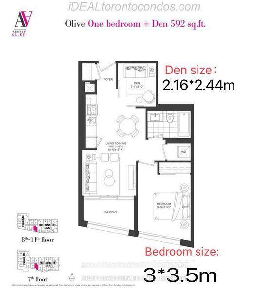 NEW CONDO ! ! Artist's Alley condos by Lanterra Development located in a highly sought neighbourhood with a balcony.