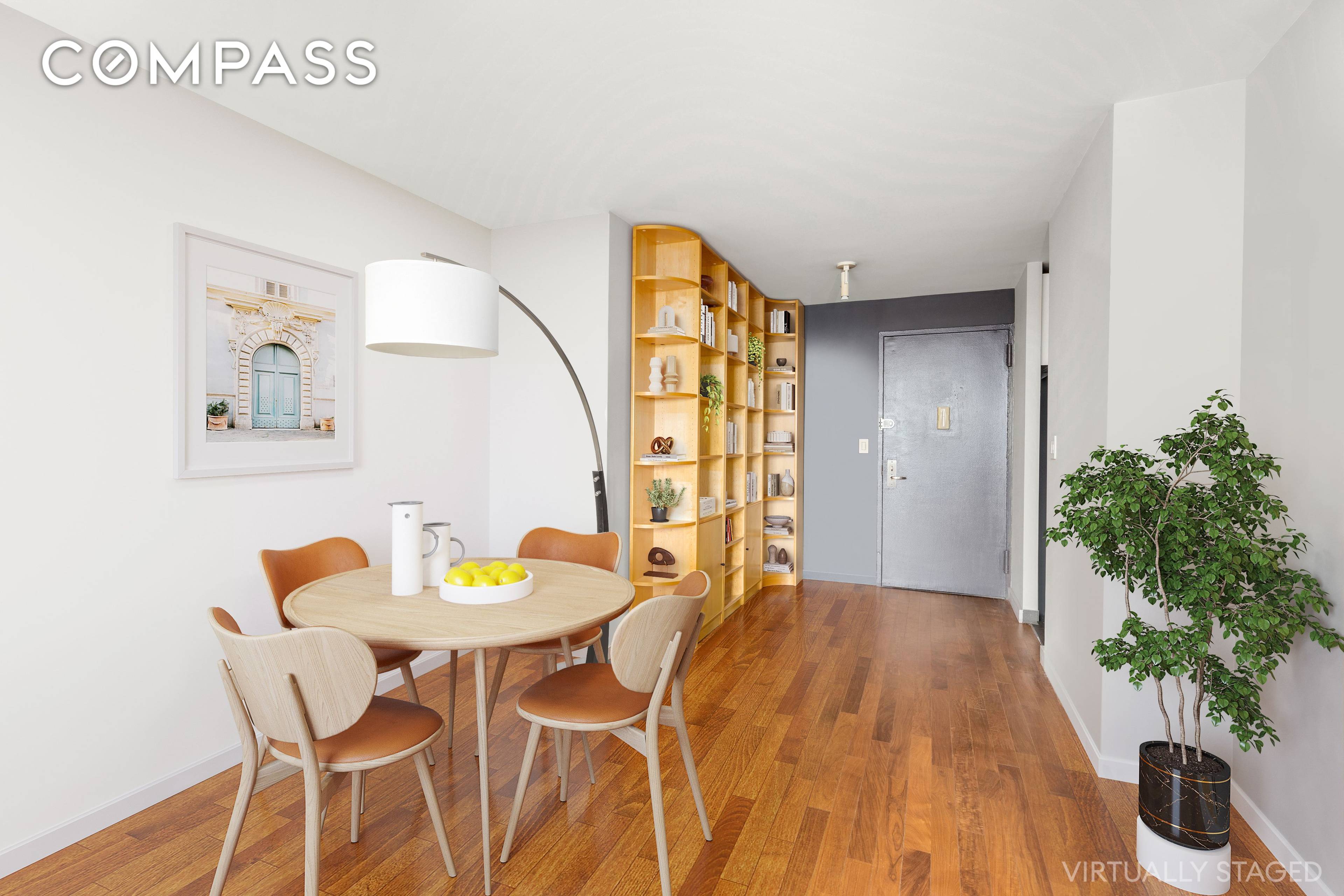 Residence 31E is a beautifully renovated true one bedroom home with expansive city views and incredible light.