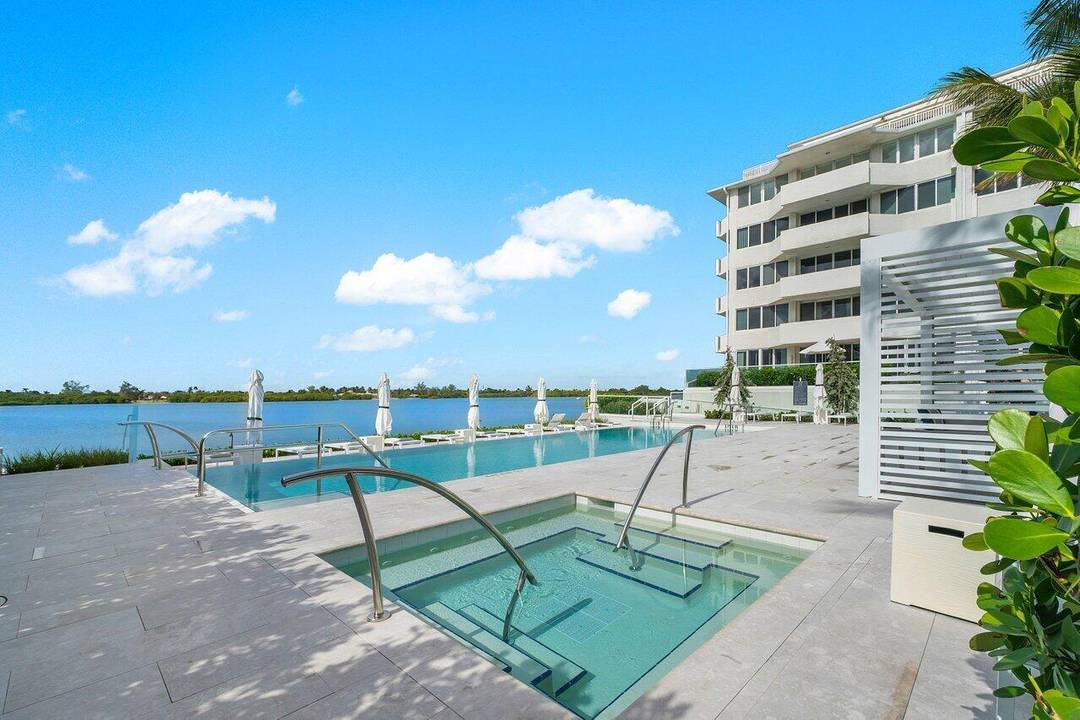 Stunning furnished 2BR 2BA seasonal rental in a luxury Palm Beach building with resort style amenities.