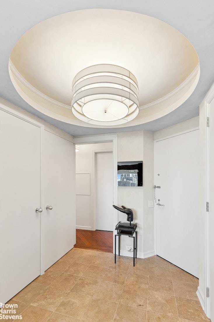 Residence 3607 is a sun filled one bedroom, one and a half bathroom home with open views through five expansive windows west toward the Hudson River and Columbus Circle, and ...