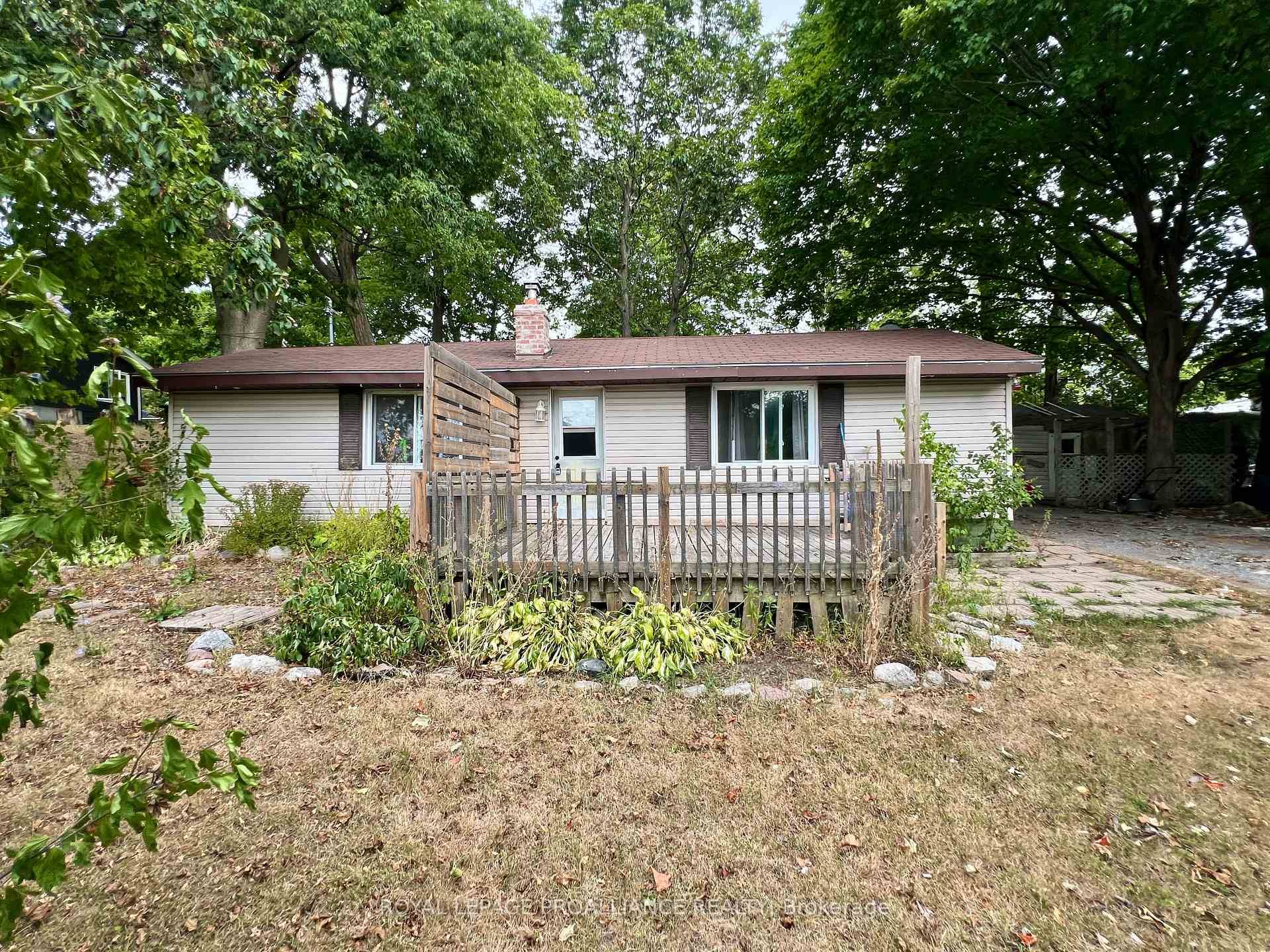 Set on a 73x150 lot on the outskirts of Trenton, this 2 bedroom, 1 bathroom bungalow blends a peaceful country feel with the convenience of being close to town.