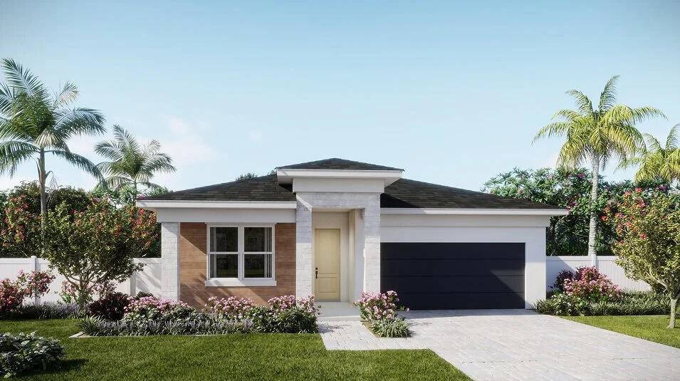 This new single story home provides ease of living with ample room to grow.