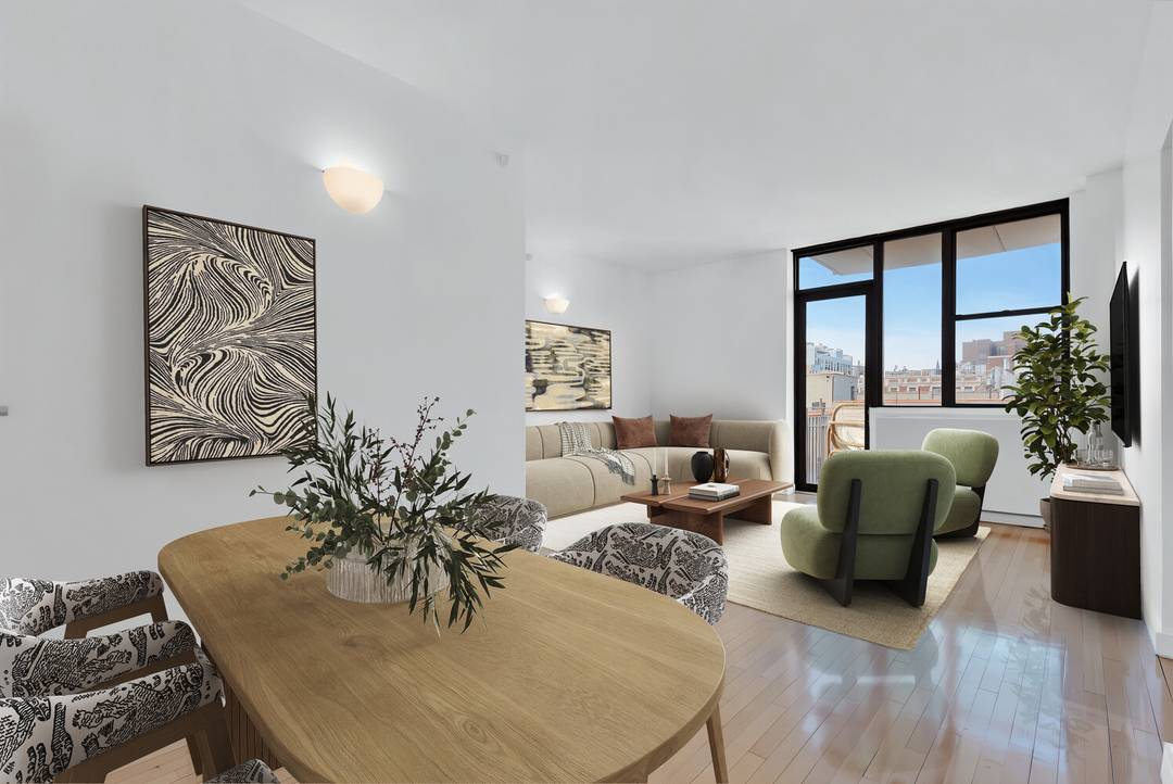 Welcome to 352 Cathedral Parkway a spacious and thoughtfully designed two bedroom, two bathroom condominium in a modern mid rise building overlooking Morningside Park on the Upper West Side.