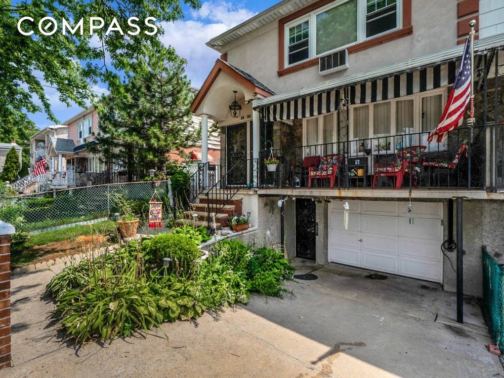 Well maintained legal two family with a walk in basement, great water views and city views.