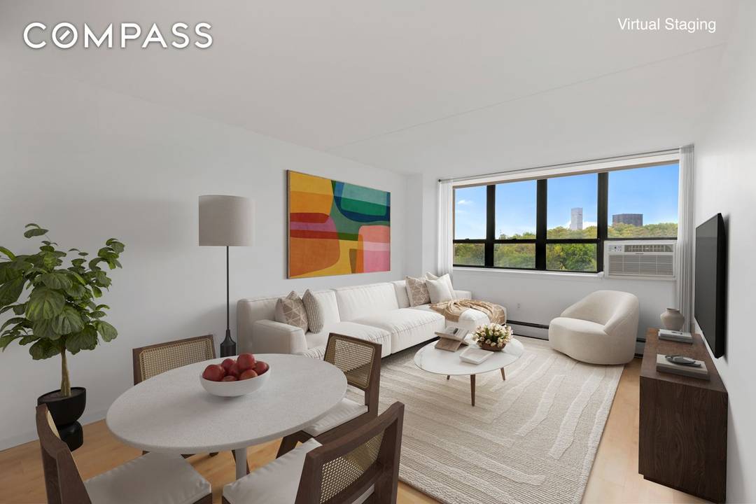 Opportunity beckons with this sun filled eighth floor two bedroom condo at the northwest corner of Central Park.