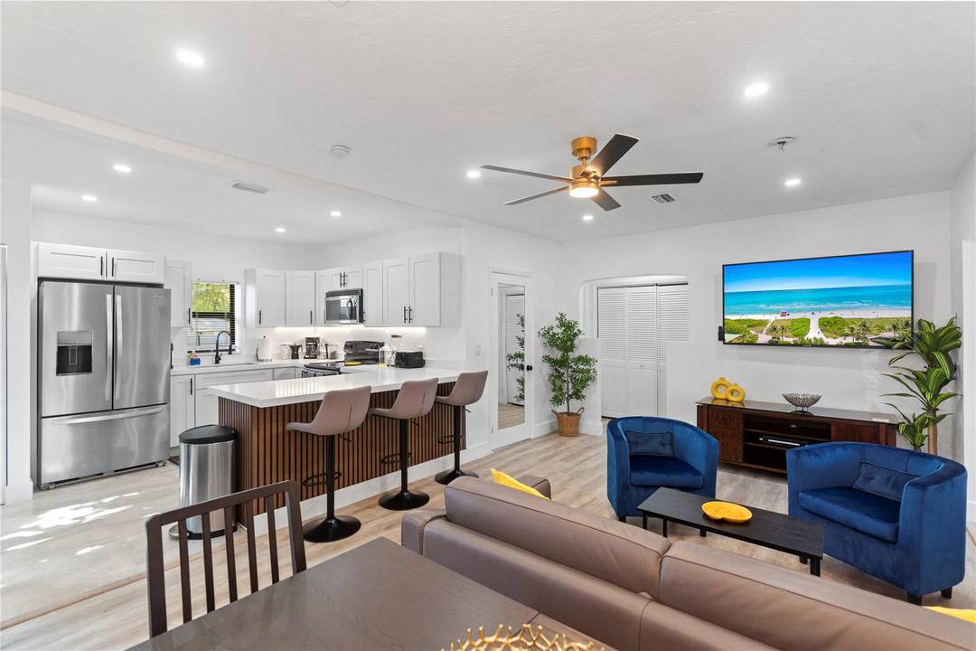 Modern, brand newly renovated 4BR 2BA single family home, just under 1900 Sqft offered as an annual rental in the heart of downtown Oakland Park.