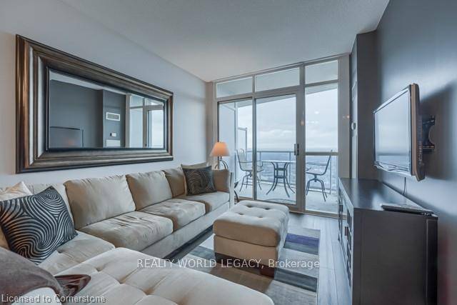 2 Bedroom corner suit of the prestigious Absolute Tower One with breathtaking panoramic view of the Downtown Toronto and Lake Ontario.