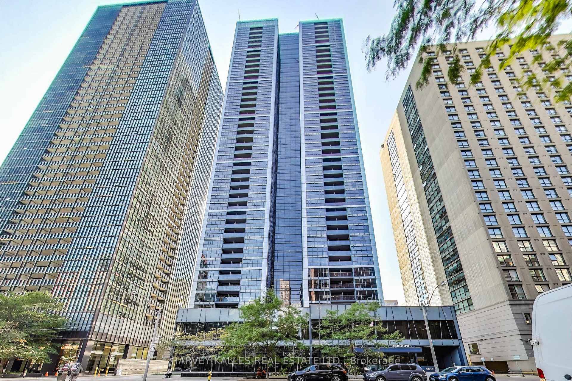 Perched on the 36th floor of Couture Condominius at 28 Ted Rogers Way, this two bedroom corner unit treasure blends modern design with sweeping northwest views of Toronto's skyline and ...