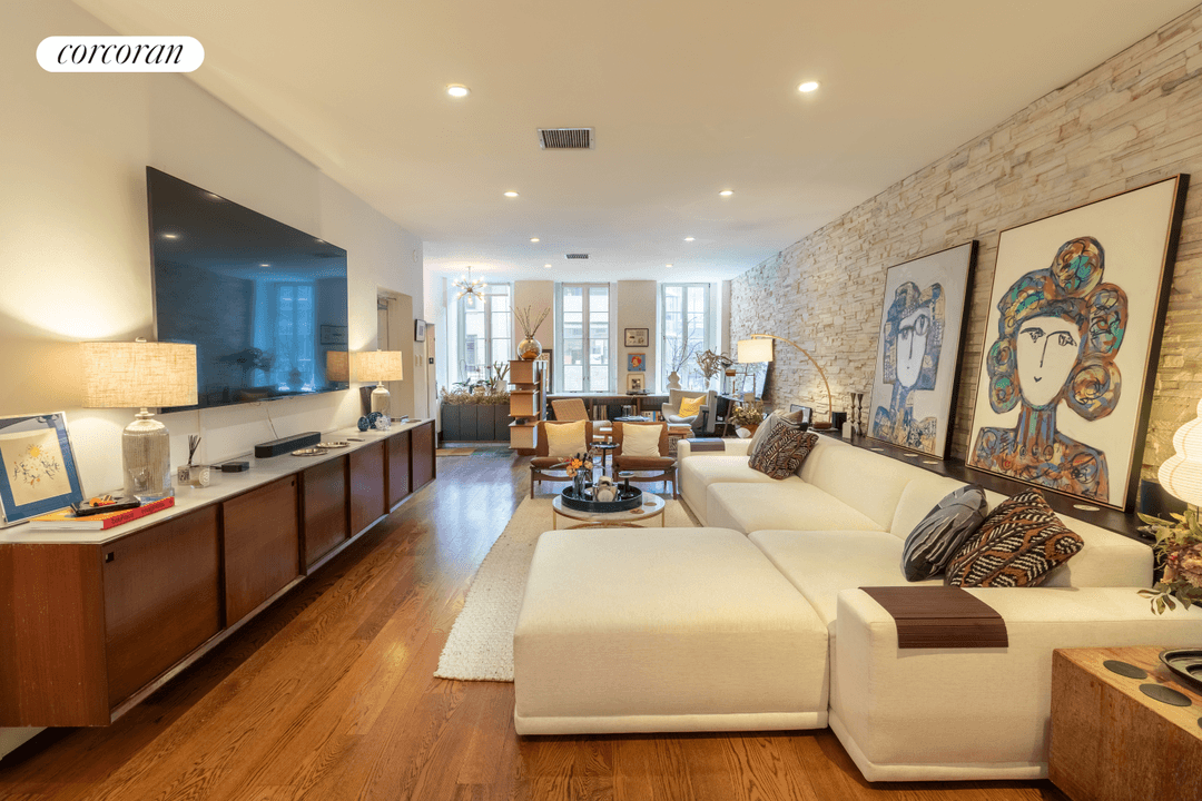 Step off your keyed elevator into this exquisite full floor loft, where approximately 2, 000 square feet of thoughtfully designed living space awaits.