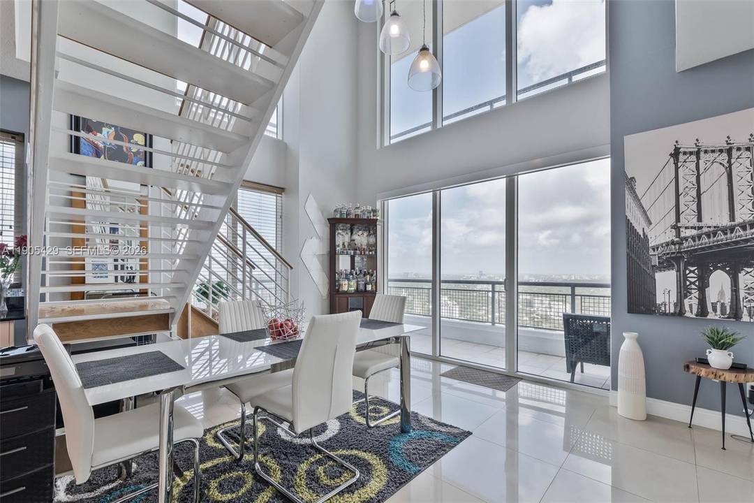 Imagine waking up to breathtaking, sweeping views of Miami in this rare 01 line, two story corner residence, perched high on the 34th floor.