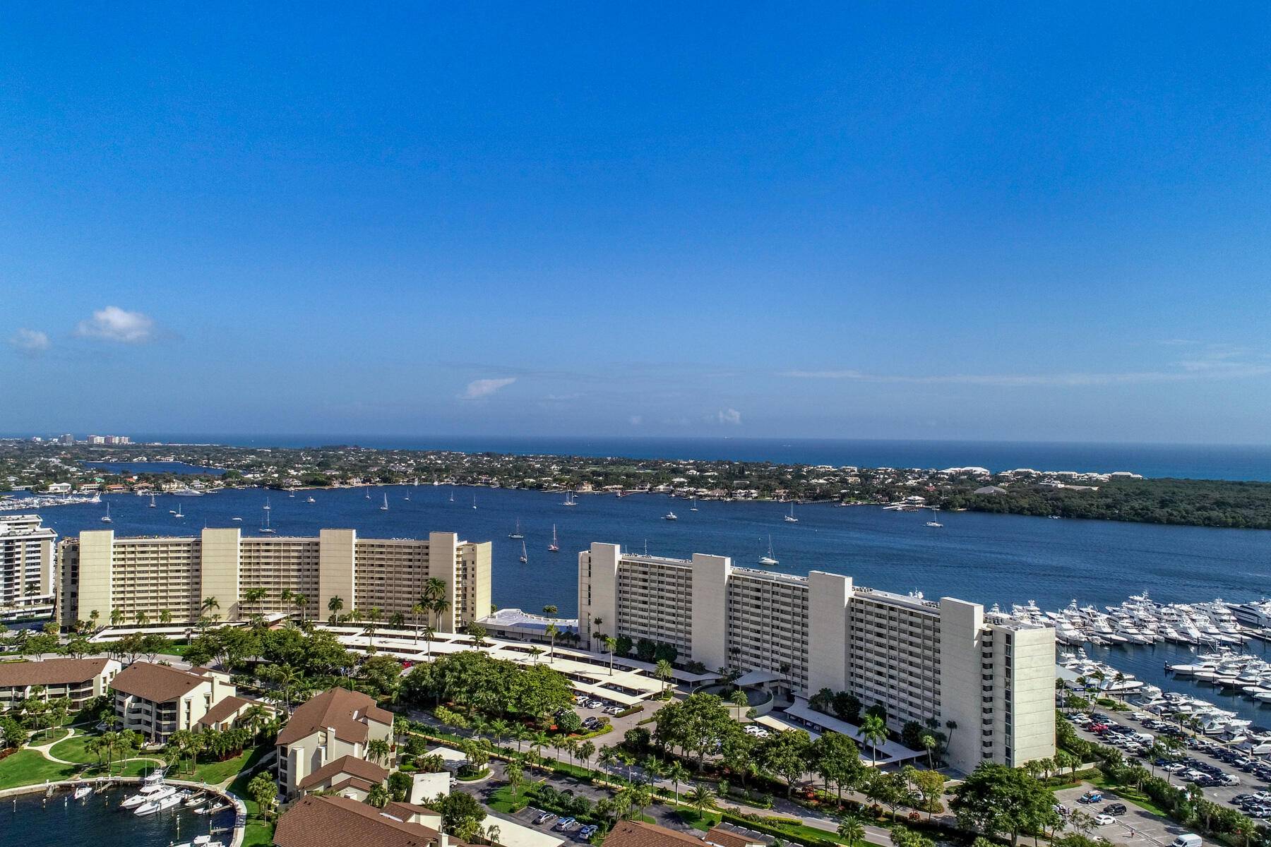 Enjoy fantastic views of Old Port Cove Lagoon and Marina from your 38 ft.