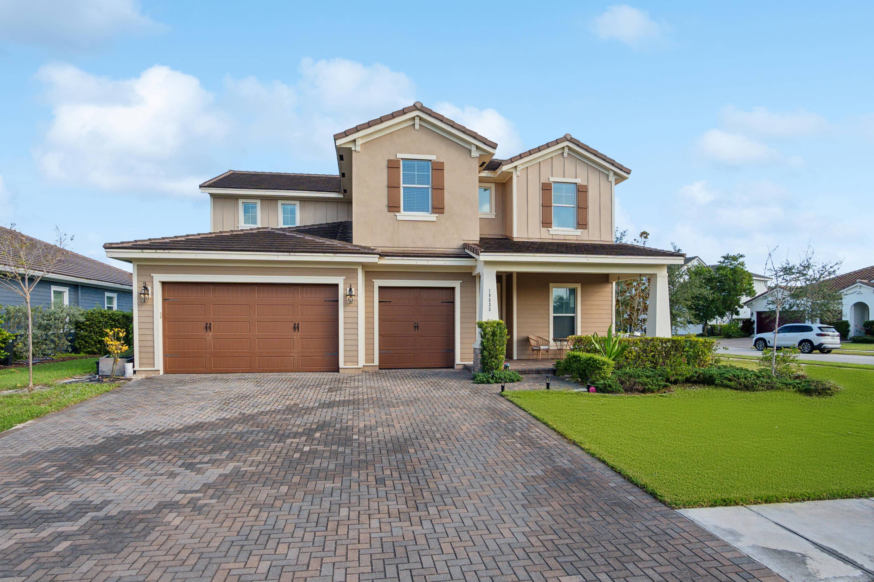 Enjoy this Colonial Style Home with striking accent walls, open concept Kitchen with an extra large Island tons of entertaining space.